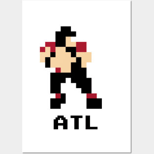 8-Bit Quarterback - Atlanta Posters and Art